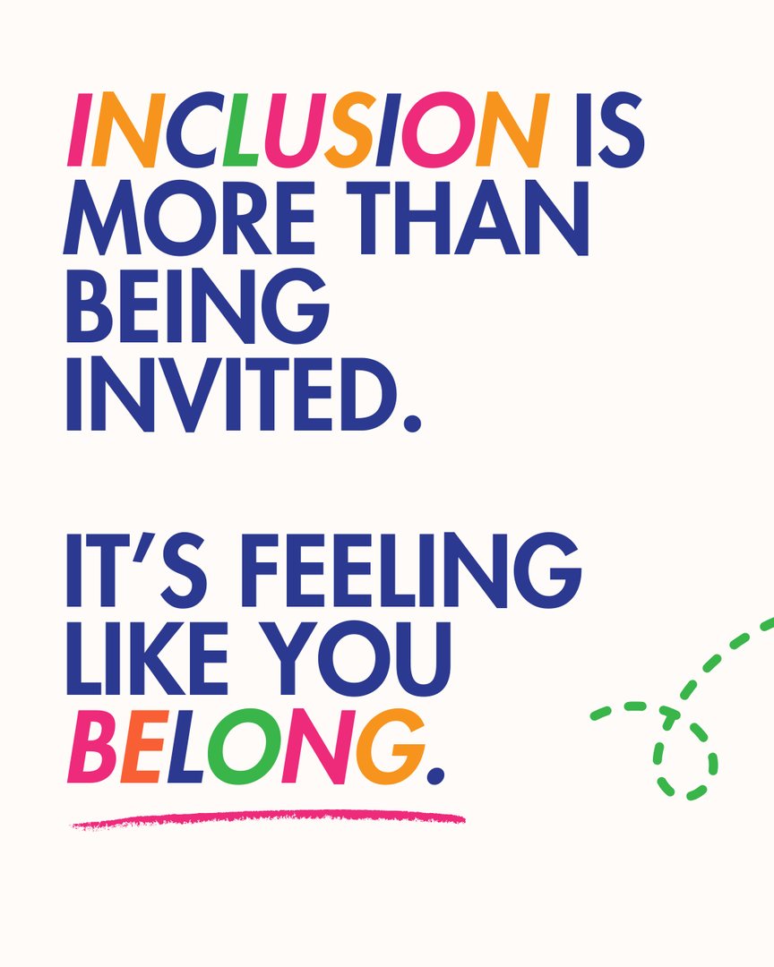 Post made for KIND of the Upstate: Inclusion is more than being invited. It&rsquo;s feeling like you belong.